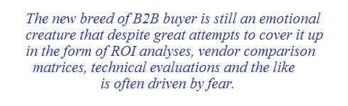 b2b sales fear